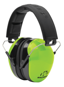 Walker constructs these passive earmuffs with blaze orange ear cups and a comfortable black headband with a sound dampening composite housing.